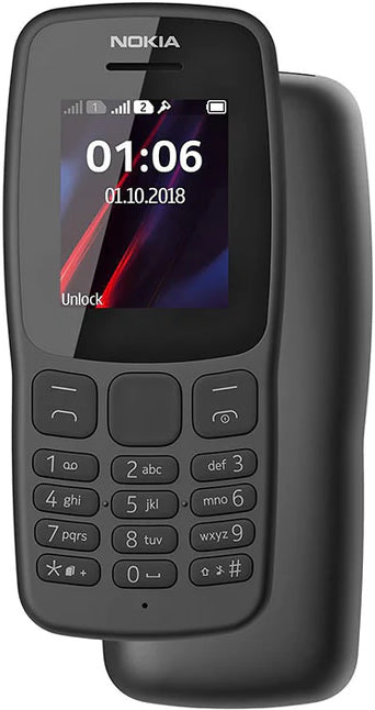 Nokia 106 Dual SIM Unlocked Black –
