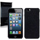 Load image into Gallery viewer, Apple iPhone 5 / 5S Diamante Case Black
