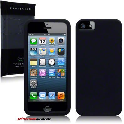 Apple iPhone 5 / 5S Silicone Sleeve Black
