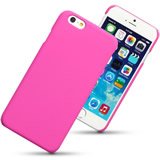 Apple iPhone 6 / 6S Hybrid Rubberised Shell Cover - Pink