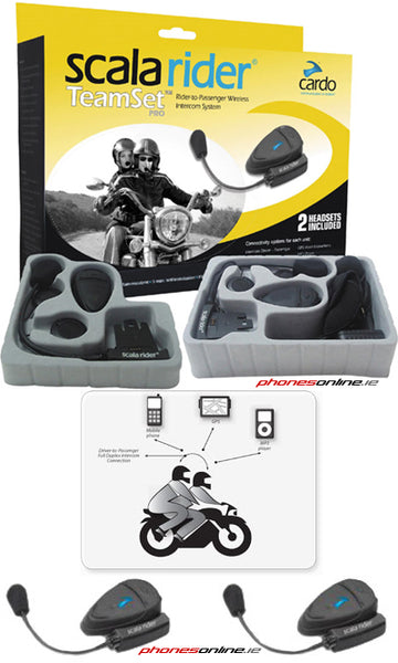 Scala Rider Teamset PRO Motorcycle Intercom –
