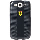 Ferrari Carbon Case Grey for Samsung Galaxy S3