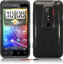 Load image into Gallery viewer, HTC Evo 3D Gel Case Black