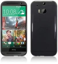 Load image into Gallery viewer, HTC One M8 Gel Case - Smoke Black