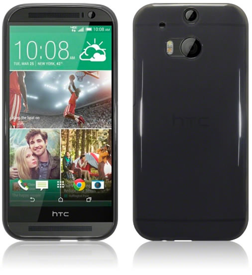 HTC One M9 Gel Case - Smoke Black