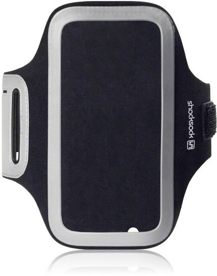 HTC One M9 Reflective Armband Case - Black