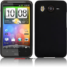 Load image into Gallery viewer, HTC Desire HD Hybrid Armour Back Case Black