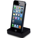 Load image into Gallery viewer, iPhone 5/5S Charging Dock Black