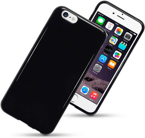 Apple iPhone 6 / 6S Gel Skin Cover - Black