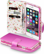 Load image into Gallery viewer, Apple iPhone 6 Plus / 6S Plus Wallet Case - Pink/Floral