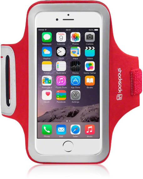 Apple iPhone 6 / 6S Sports Armband Case - Red