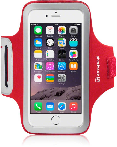 Apple iPhone 6S Sports Armband Case Red – - Main Image