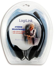 Load image into Gallery viewer, LogiLink HS0001 Multimedia Headset with Microphone