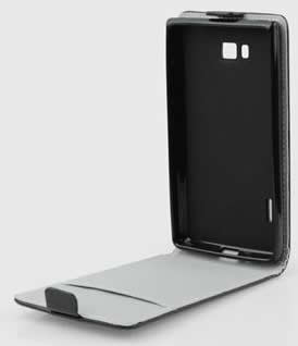 Microsoft Lumia 532 Flip Case - Black