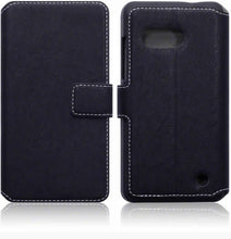Load image into Gallery viewer, Microsoft Lumia 550 Low Profile Wallet Case - Black