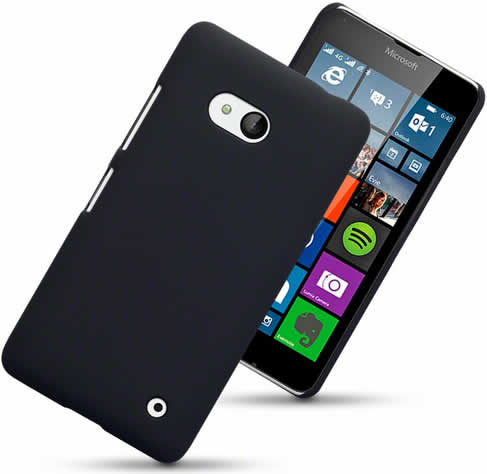 Microsoft Lumia 640 XL Hard Shell Back Cover - Black