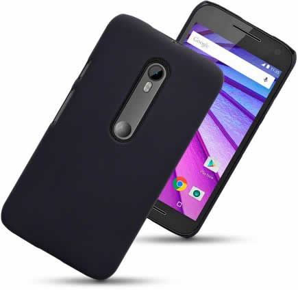 Motorola Moto G 3rd Gen Hard Shell Case - Black