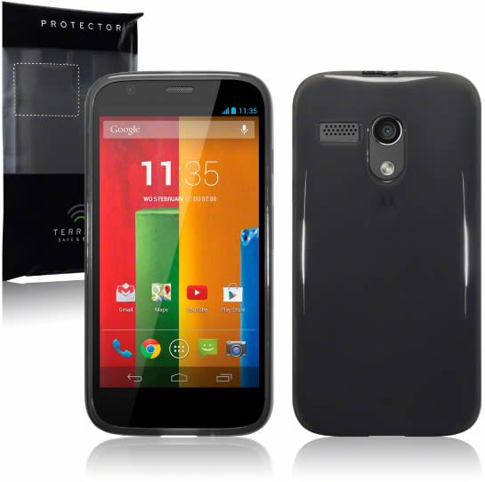 Motorola Moto G Gel Skin Case - Black