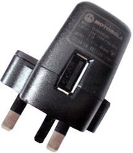 Load image into Gallery viewer, Motorola USB 3-Pin Mains Charger - SPN5516A