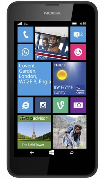 Nokia Lumia 630 Dual SIM Phone - Black