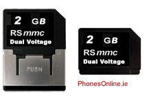 2GB RS-MMC Dual Voltage Memory Card