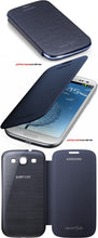 Load image into Gallery viewer, Samsung Galaxy S3 i9300 EFC-1G6FBE Flip Case Blue