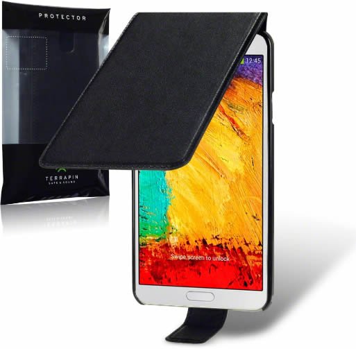 Samsung Galaxy Note 3 Flip Case - Black