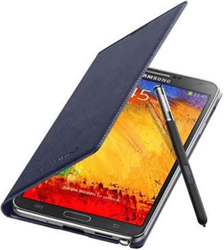 Genuine Samsung Galaxy Note 3 Wallet Case EF-WN900BVE - Blue