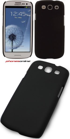 Samsung Galaxy S3 Hard Shell Back Cover Black –