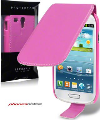 Samsung Galaxy S3 Mini Flip Case Pink –