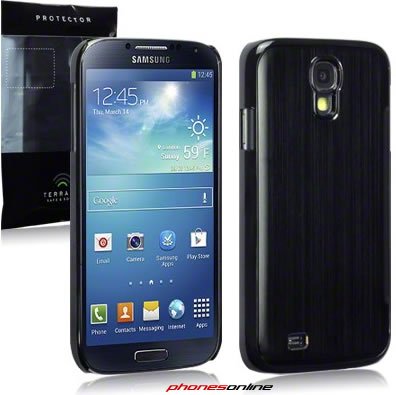 Samsung Galaxy S4 Aluminium Back Cover Black