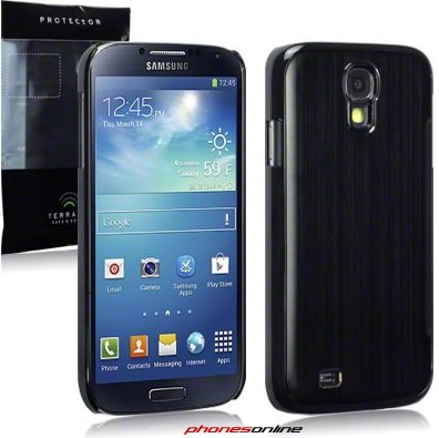Samsung Galaxy S4 Aluminium Back Cover Black –