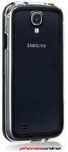 Load image into Gallery viewer, Samsung Galaxy S4 Bumper Case Black-Clear