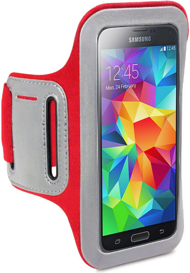 Samsung Galaxy S5 Sports Armband Case - Red
