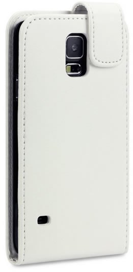 Samsung Galaxy S5 Flip Case - White