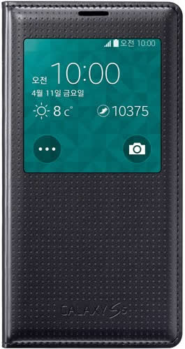 Samsung Galaxy S5 S-View Case EF-CG900BKE - Charcoal