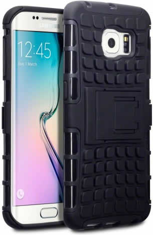 Samsung Galaxy S6 Edge Rugged Case - Black