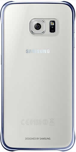 Samsung Galaxy S6 Hard Shell Cover EF-QG920BBEGWW - Clear/Black