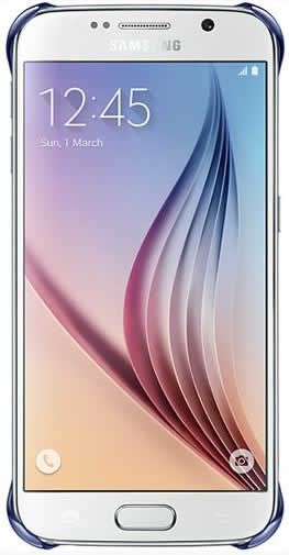 Samsung Galaxy S6 Hard Shell Cover EF-QG920BBEGWW - Clear/Black