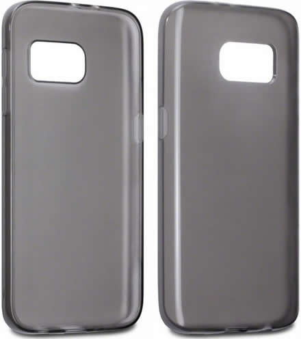 Samsung Galaxy S7 Edge Gel Cover - Smoke Black
