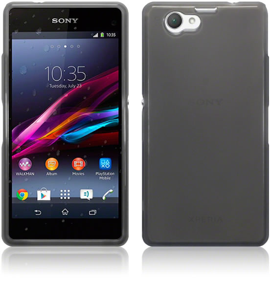 Sony Xperia Z1 Compact Gel Skin Case - Black