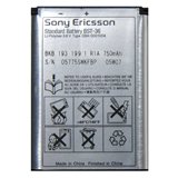 Sony Ericsson BST-36 Original Battery