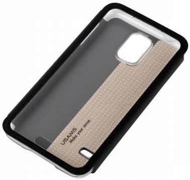 USAMS Touch Folio Case for Samsung Galaxy S5 G900 - Black