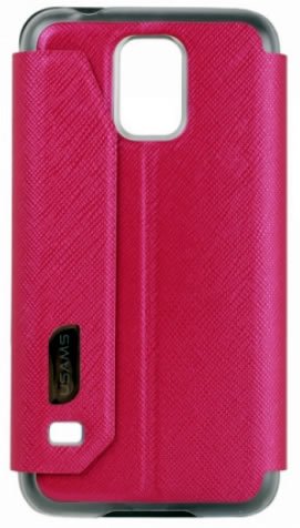 USAMS Touch Folio Case for Samsung Galaxy S5 G900 - Pink