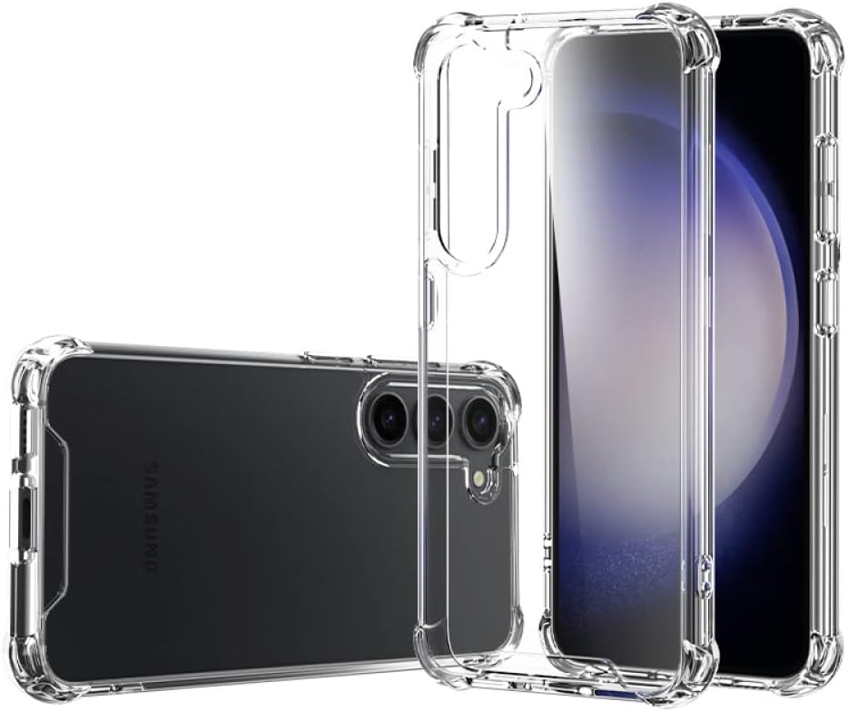 Samsung Galaxy S23 Gel Bumper Shock Proof Cover - Transparent