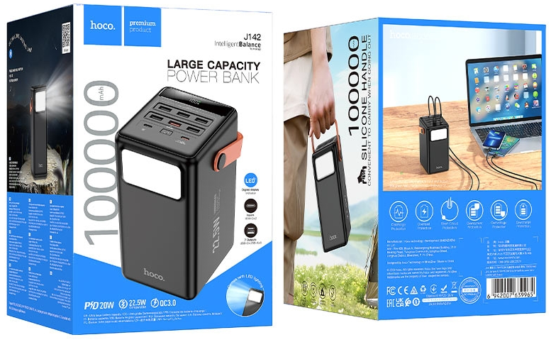 Hoco Surpass 100,000 mAh, 22.5W & PD20W Power Bank