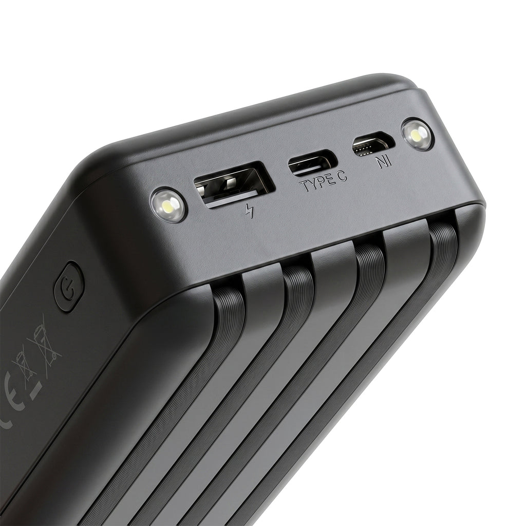 20,000mAh Solar Power Bank with Multifunction Cables
