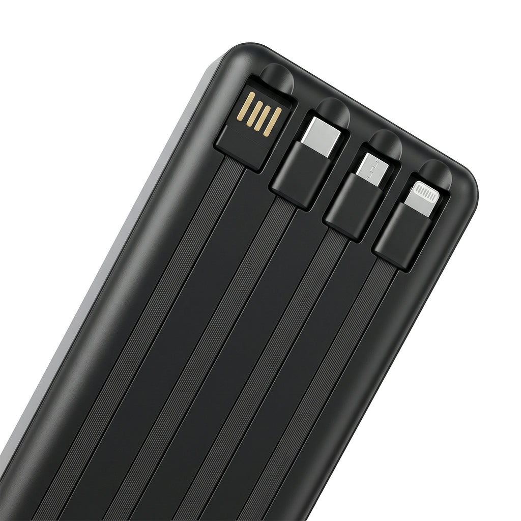 20,000mAh Solar Power Bank with Multifunction Cables