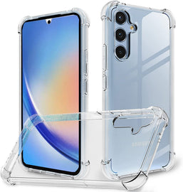 Samsung Galaxy A57 Gel Bumper Rugged Cover - Transparent Clear