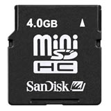 Load image into Gallery viewer, Sandisk 4GB MiniSD HC Memory Card